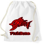 printfashion Fishbone 1 piros - Sportzsák, Tornazsák - Fehér (5977087)