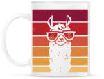 printfashion Retro láma - Bögre - Fehér (14251754)