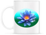 printfashion Kék lótusz - Bögre - Fehér (14608350)