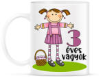 printfashion 3 years old" for girl - Bögre - Fehér (13455483)