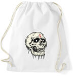 printfashion Beast Design Skull - Sportzsák, Tornazsák - Fehér (836071)