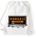 printfashion Horgász apuka - Sportzsák, Tornazsák - Fehér (2614560)