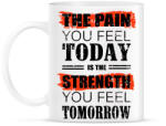 printfashion Ma fájdalom, holnap erő - Bögre - Fehér (789017)