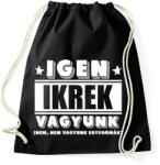 printfashion Ikrek vagyunk (fehér) - Sportzsák, Tornazsák - Fekete (10922648)