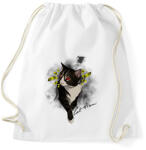 printfashion cat mom - Sportzsák, Tornazsák - Fehér (2188095)
