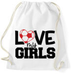 printfashion Love my girls - Sportzsák, Tornazsák - Fehér (4967885)