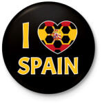 printfashion I love Spain - Kitűző, hűtőmágnes - Fekete (10789586)