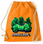 printfashion Minecraft - Sportzsák, Tornazsák - Narancssárga (492946)