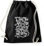 printfashion Ne félj! - Sportzsák, Tornazsák - Fekete (10274046)
