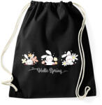 printfashion husvét23 - Sportzsák, Tornazsák - Fekete (6603247)