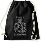 printfashion Hardworker - Sportzsák, Tornazsák - Fekete (1541888)