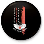 printfashion Szép bolond világ - Haiku - Kitűző, hűtőmágnes - Fekete (7633677)
