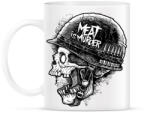 printfashion Meat is murder - Bögre - Fehér (787321)