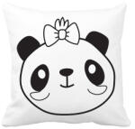 printfashion Panda páros 2 - Párnahuzat, Díszpárnahuzat - Fehér (6078390)