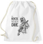printfashion The rock never die - Sportzsák, Tornazsák - Fehér (6370583)
