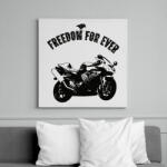 printfashion gyorsasági motor - Vászonkép - Fehér (6625850)