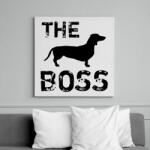 printfashion The boss - Vászonkép - Fehér (6635168)