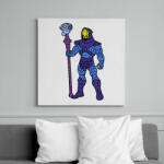 printfashion Koponya arc - Vászonkép - Fehér (6620606)