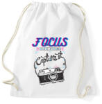 printfashion Fotózz! - Sportzsák, Tornazsák - Fehér (113207)