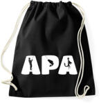 printfashion Apa horgász - Sportzsák, Tornazsák - Fekete (13622138)