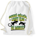 printfashion Gekkó nélkül élni - Sportzsák, Tornazsák - Fehér (10782775)