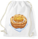 printfashion Sajtos tejfölös lángos - Sportzsák, Tornazsák - Fehér (6870030)