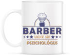 printfashion Barber vagyok - Bögre - Fehér (9120273)