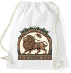 printfashion Oroszlán - Sportzsák, Tornazsák - Fehér (14893873)