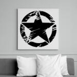 printfashion star - Vászonkép - Fehér (13539533)