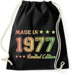 printfashion 1977 - Sportzsák, Tornazsák - Fekete (6167758)