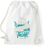 printfashion Erősebb vagy mint gondolnád - Sportzsák, Tornazsák - Fehér (11352072)