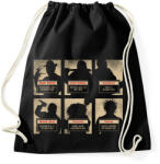 printfashion A horror horda - Sportzsák, Tornazsák - Fekete (1063283)