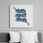 printfashion Shik Shak Shok - Vászonkép - Fehér (16647788)