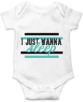 printfashion I just wanna sleep - Baba Body - Fehér (7543665)