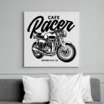 printfashion Cafe racer - Vászonkép - Fehér (6636778)