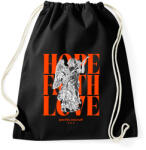 printfashion Hope Faith Love - Sportzsák, Tornazsák - Fekete (14272676)