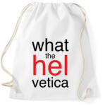 printfashion Whta the Helvetica - Sportzsák, Tornazsák - Fehér (7254460)