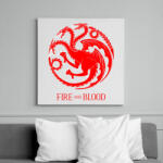 printfashion Trónok harca - Vászonkép - Fehér (6622726)