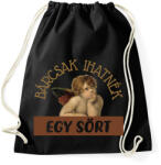 printfashion Bárcsak ihatnék egy sört - Sportzsák, Tornazsák - Fekete (7065633)