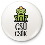 printfashion CSÜCSÖK - Kitűző, hűtőmágnes - Fehér (10217976)