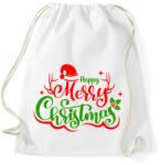 printfashion boldog karácsonyt - Sportzsák, Tornazsák - Fehér (14624766)