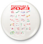 printfashion Formula 1 2023 - Kitűző, hűtőmágnes - Fehér (11759610)