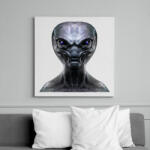 printfashion Alien - Vászonkép - Fehér (6637573)