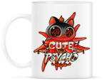printfashion Cica - Cuki de veszélyes - Bögre - Fehér (4221286)