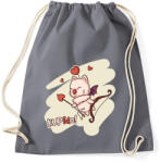 printfashion KUPidO - Sportzsák, Tornazsák - Grafitszürke (1160189)