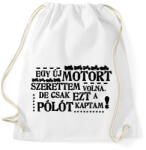printfashion SZERETTEM VOLNA - Sportzsák, Tornazsák - Fehér (2926670)