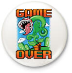 printfashion Game over - Kitűző, hűtőmágnes - Fehér (3082943)