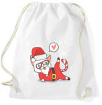 printfashion Santa Cat - Sportzsák, Tornazsák - Fehér (2044974)