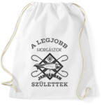 printfashion Horgász január - Sportzsák, Tornazsák - Fehér (5732776)