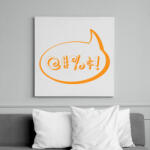 printfashion agrrr-orange - Vászonkép - Fehér (6623390)